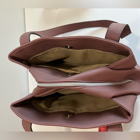 Rosetti Bodhi Floral Embroidered Bag Powder Rose Taupe Purse - Picture 4 of 10